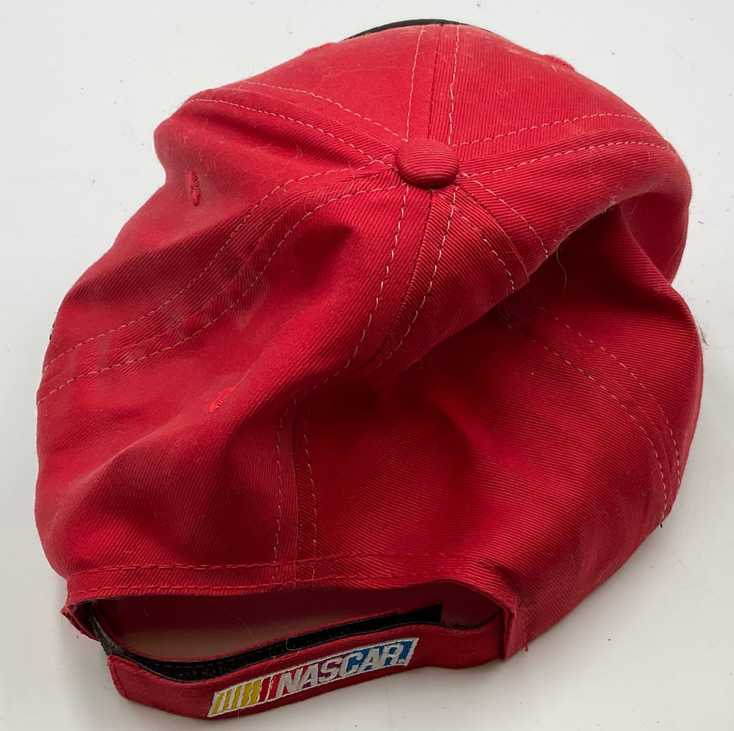 2001 Todd Bodine #92 Signed Excedrin Racing NASCAR Driver Red Hat
