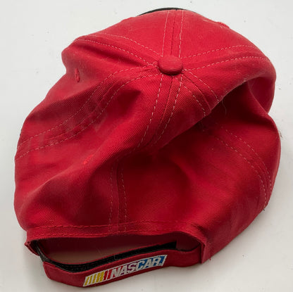 2001 Todd Bodine #92 Signed Excedrin Racing NASCAR Driver Red Hat