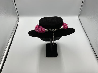 Pink Small Beaded Necklace