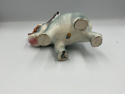 Vintage Elephant Ridden By Boy Figure decor