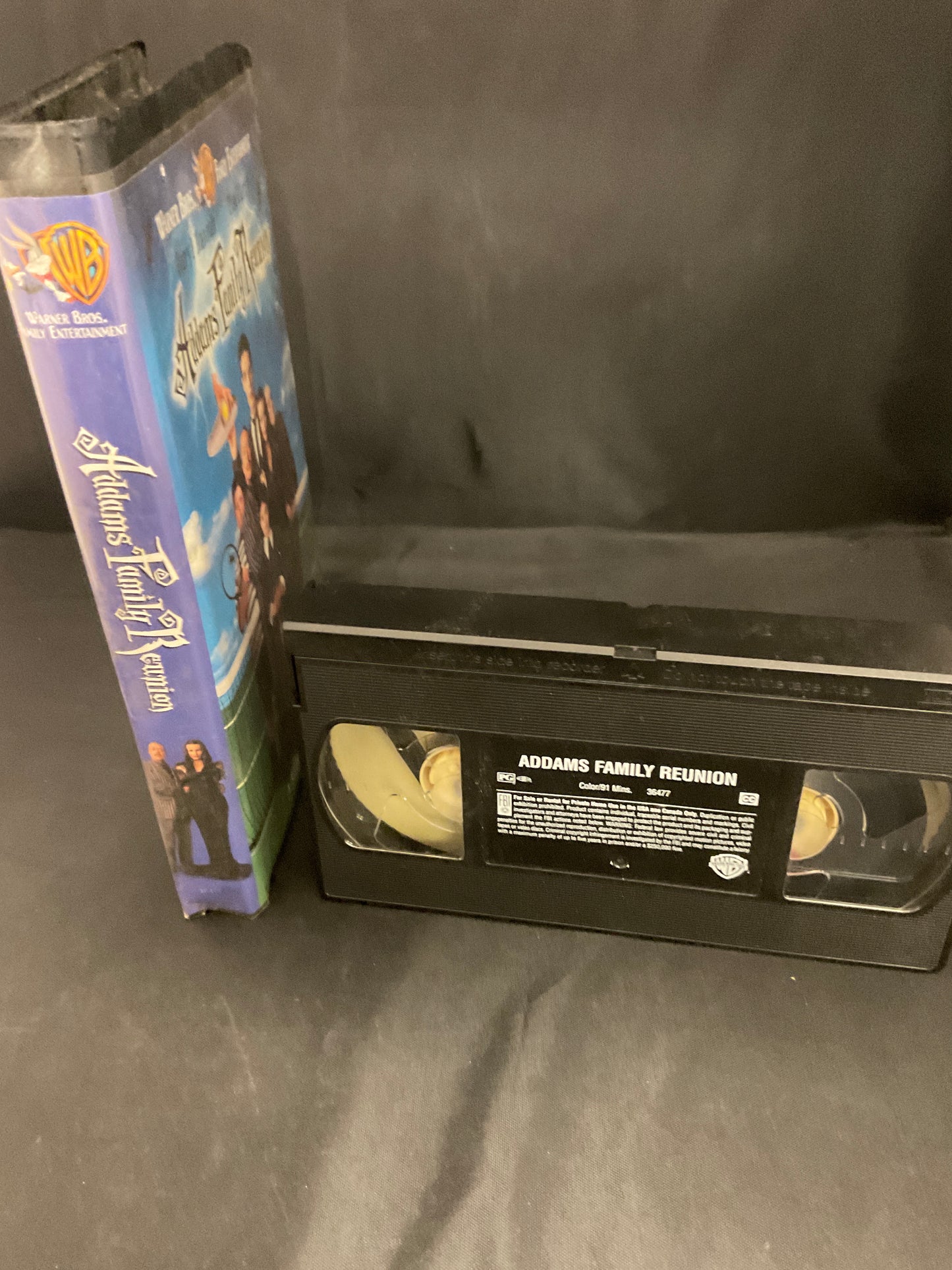 Warner Bros. Addams Family Reunion VHS tape