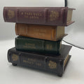 Stacked Faux Books Trinket Box Keepsakes Faux Leather Book Drawers
