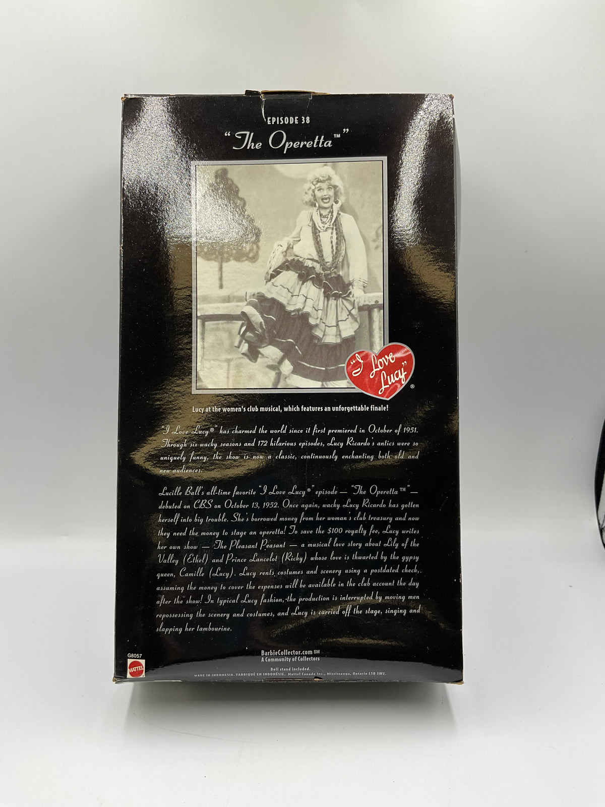 2005 Mattel I Love Lucy The Operetta Doll 68057 NIB