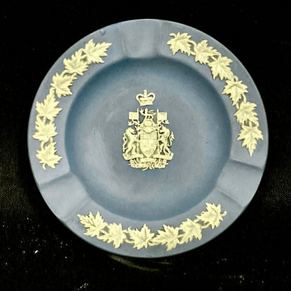 Wedgwood Special Limited Edition Jasper Ware Canadian Coat of Arms Made in England