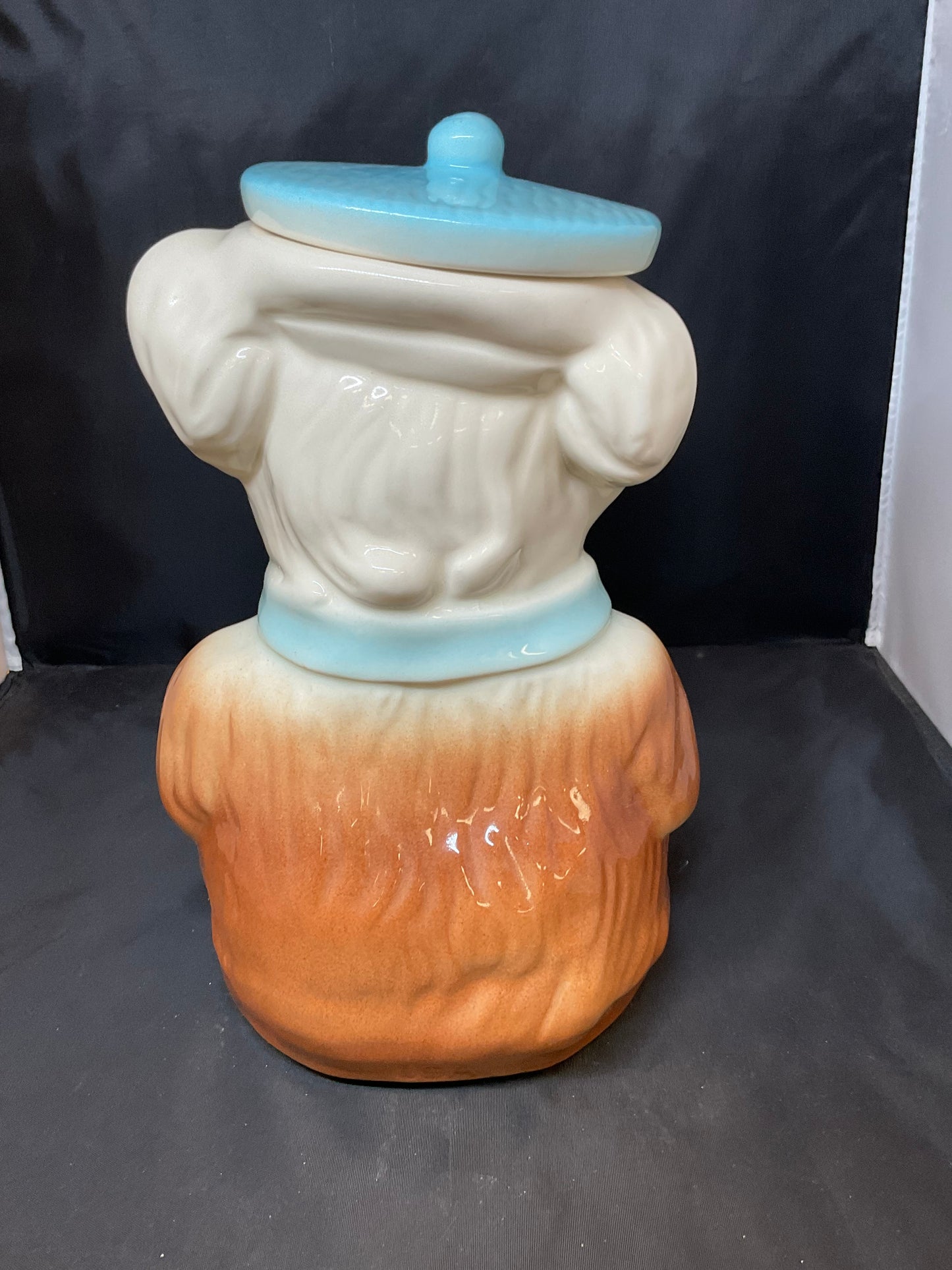 Vintage American Bisque Bear Cookie Jar