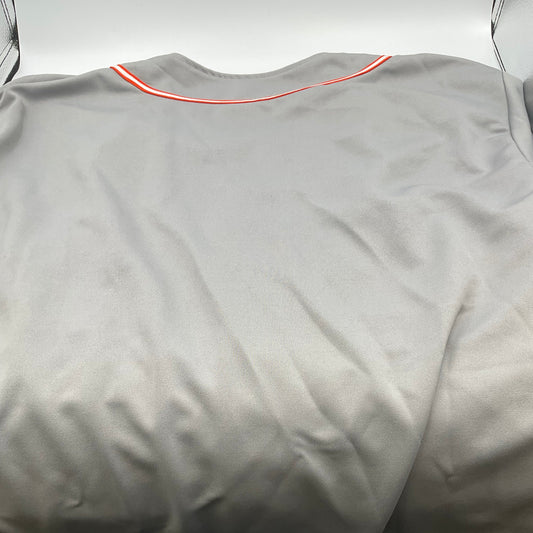 Chase NASCAR Tony Stewart #20 Baseball Jersey Grey 2XL