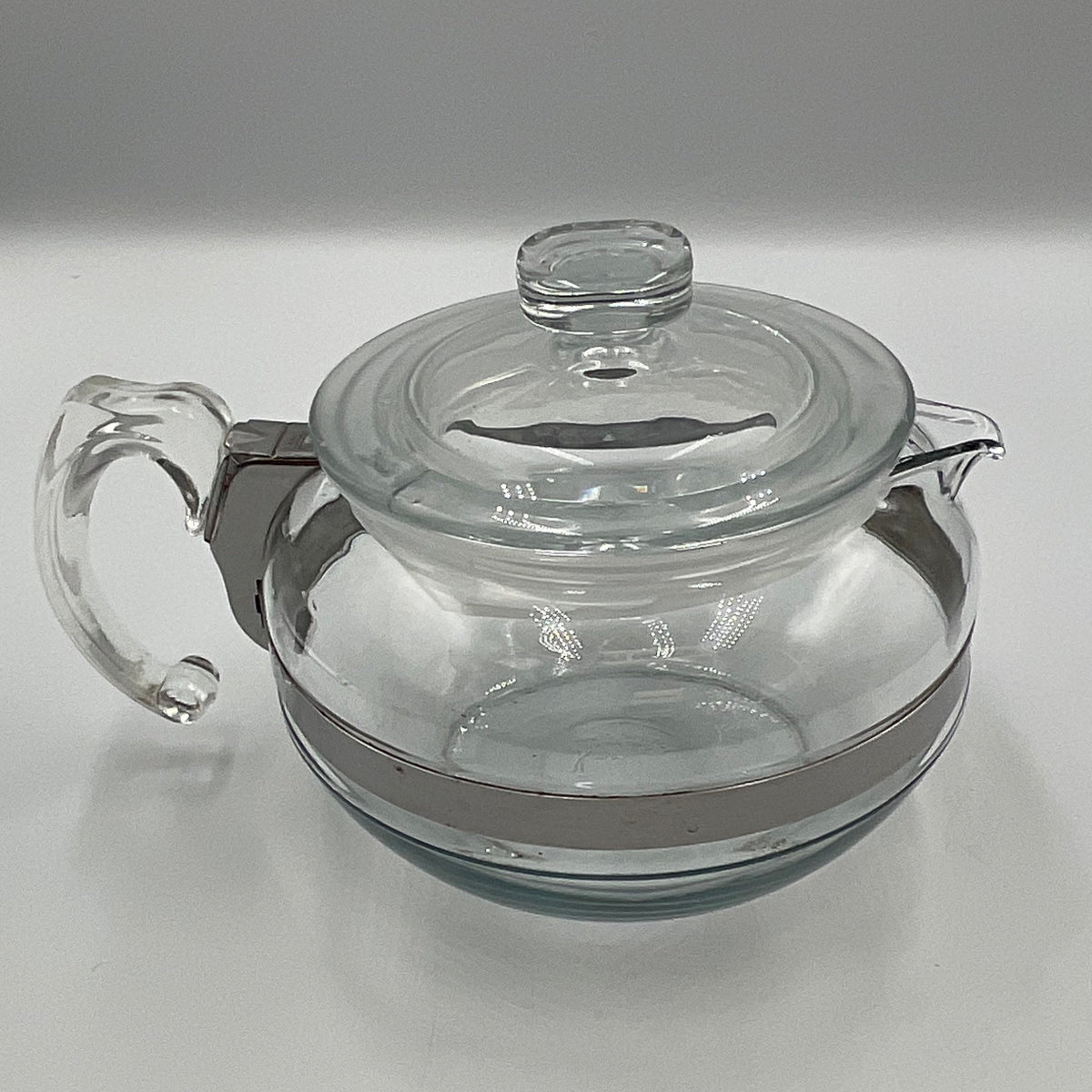 Pyrex Glass and Stainless-Steel Coffee Pot