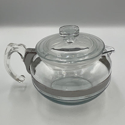 Pyrex Glass and Stainless-Steel Coffee Pot