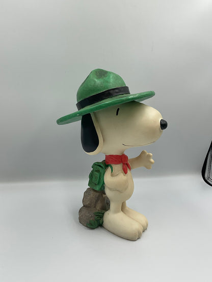 Vintage 12" Peanuts Beagle Scout Snoopy Figurine