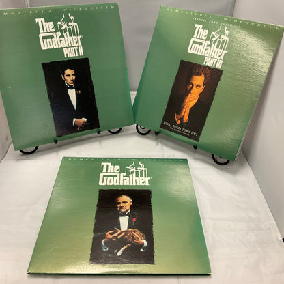 The Godfather Trilogy Collection 6-LaserDisc Video Set Series Part 1 Part 2 Part 3