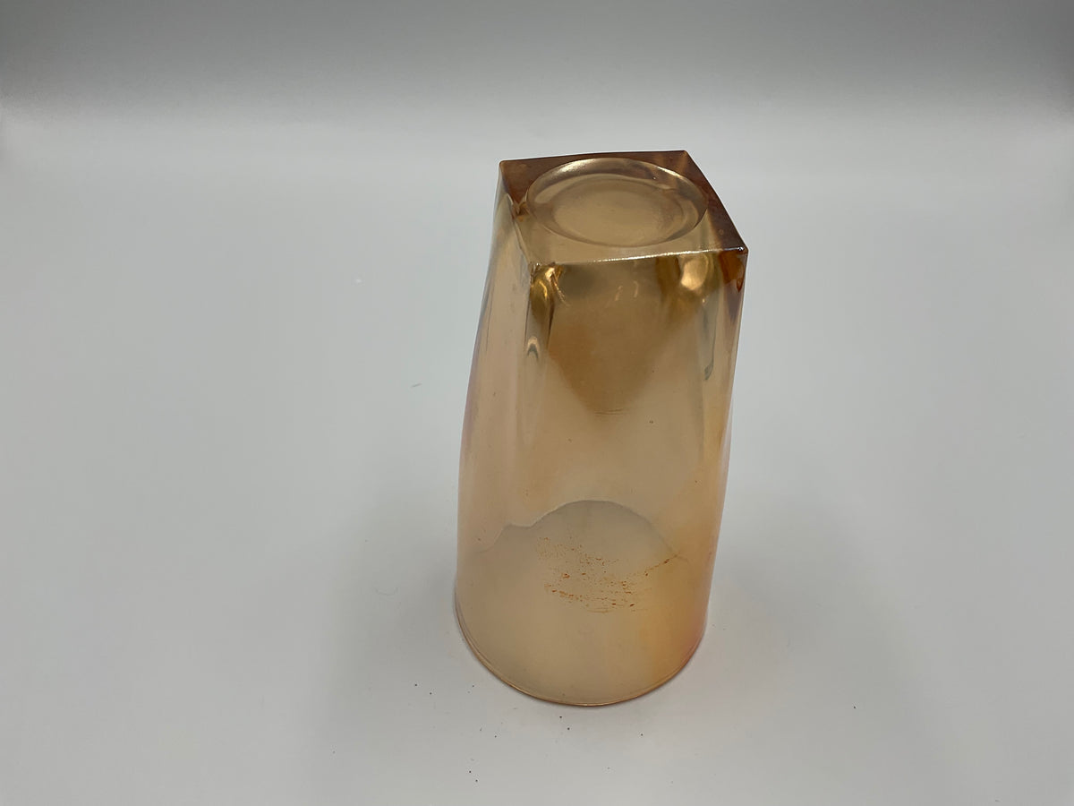Vintage Jeannette Glass Company “Moderne” Marigold Carnival Glass Tumbler (3)