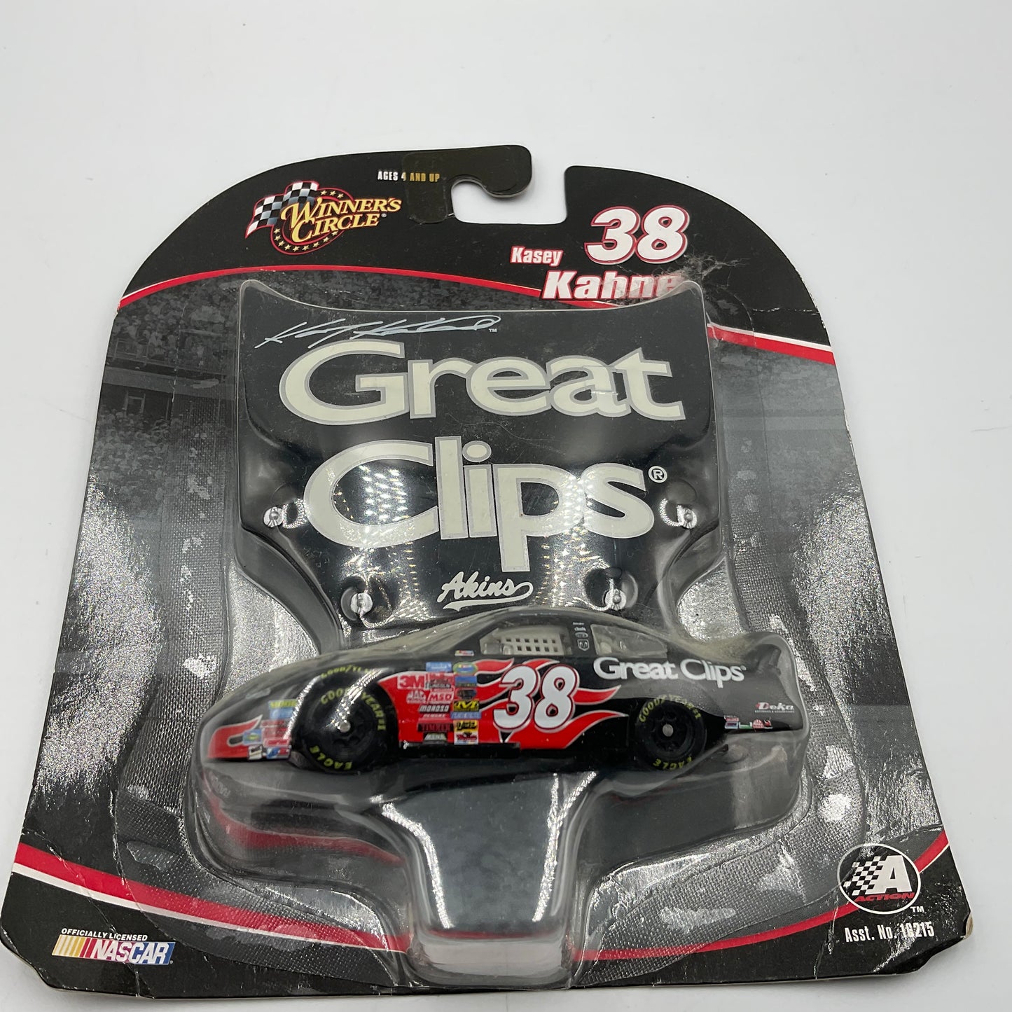 NASCAR Winner’s Circle #38 Kasey Kahne Great Clips Die-Cast Replicia
