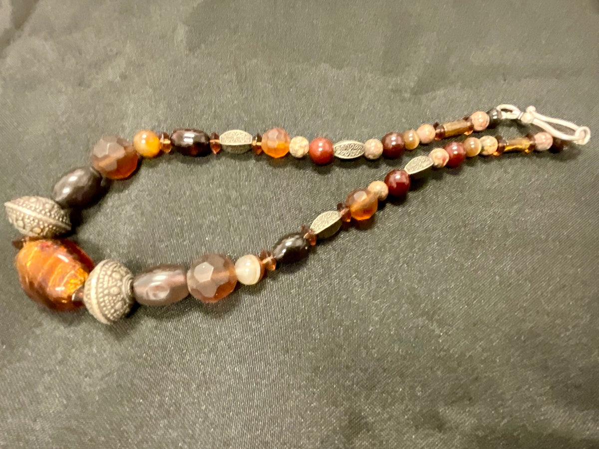 Multicolor Beaded Choker Fashion Jewelry Necklace