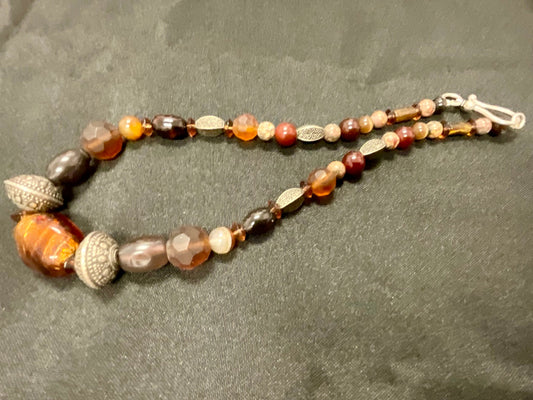 Multicolor Beaded Choker Fashion Jewelry Necklace