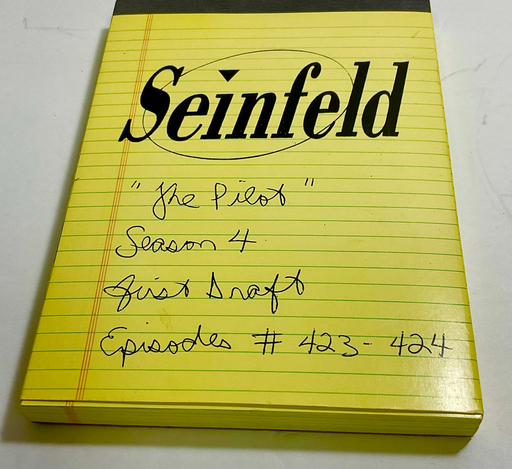 Seinfeld The Pilot Season 4 First Draft Episodes #423-424 Writer's Notes Reproduction