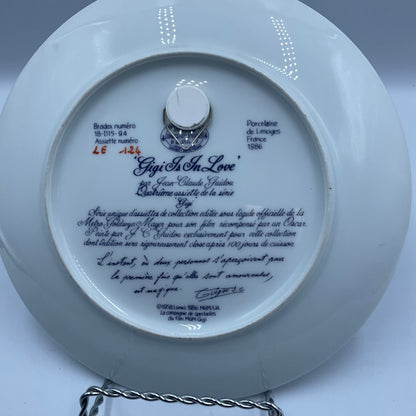Gigi Is In Love Vintage 1986 Jean Claude-Guidou Fine China Collector’s Plate