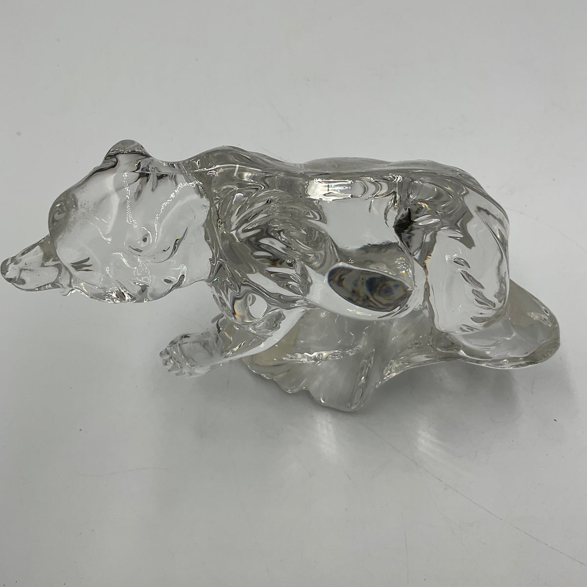 Vintage Lead Crystal Grizzly Bear “Wonders Of The Wild" Collection