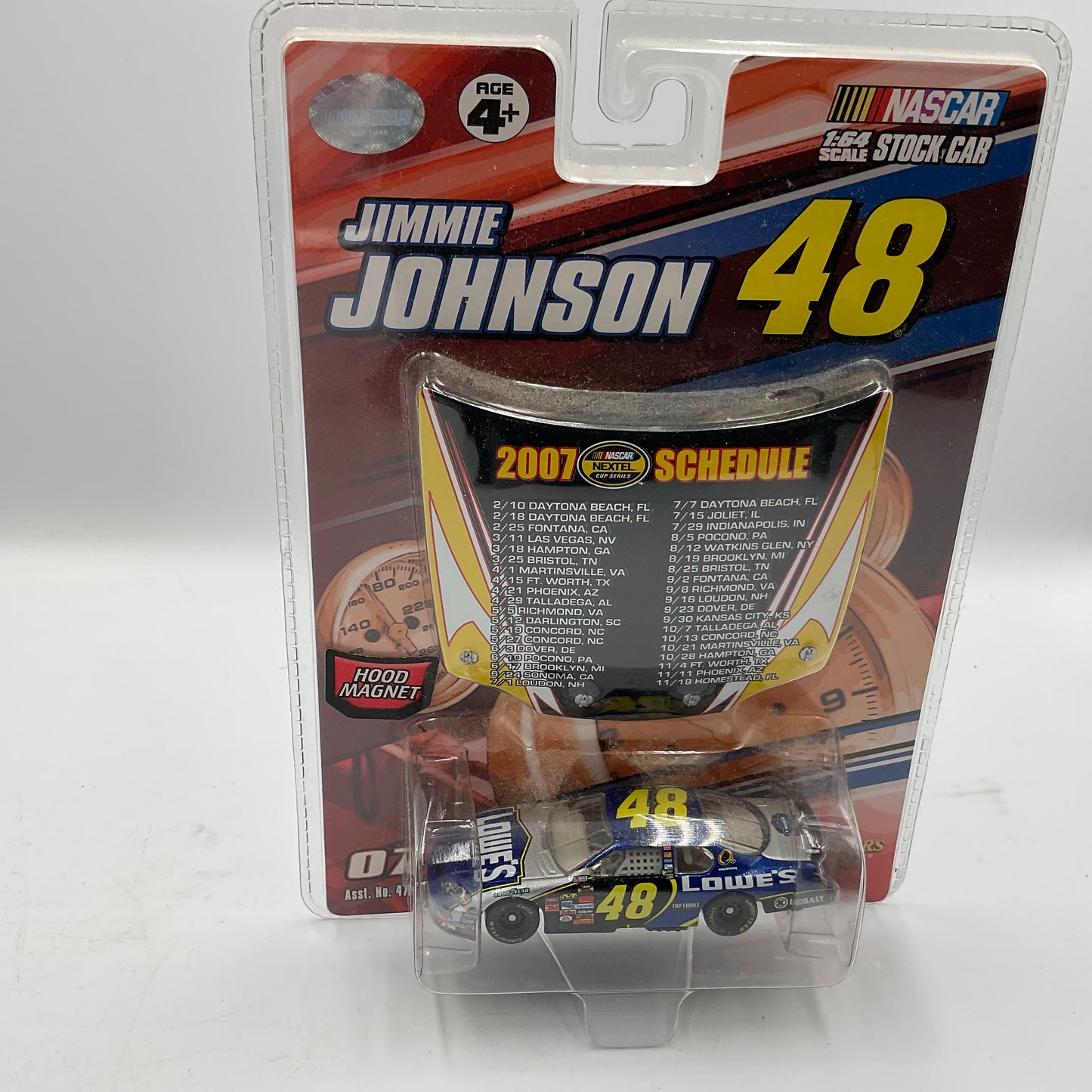 NASCAR #48 JImmie Johnson Die-Cast Replicia with Hood Magnet