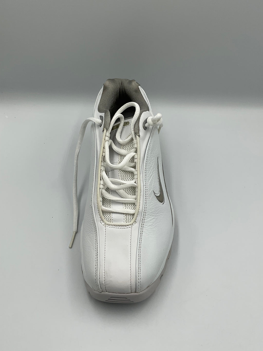 Nike WMNS Air Max Sport Plus Golf Shoes 307428-101 White Metallic Silver
