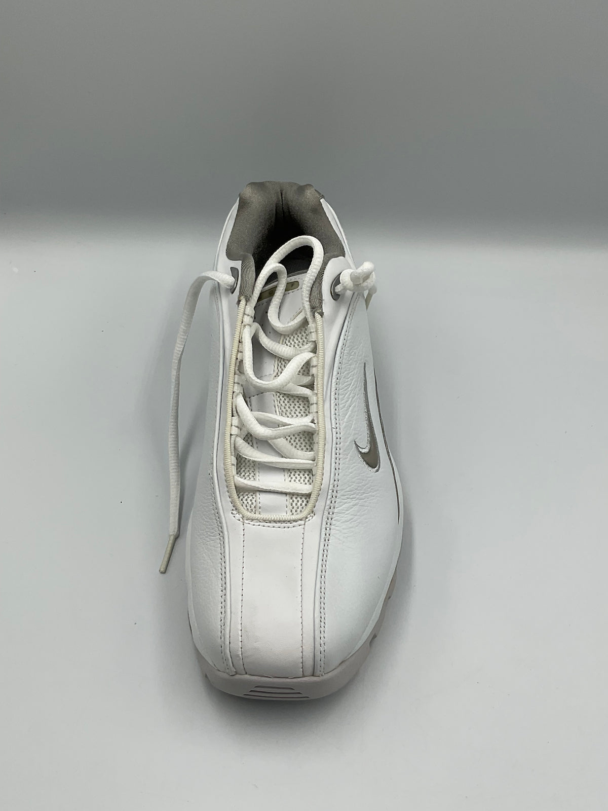 Nike WMNS Air Max Sport Plus Golf Shoes 307428-101 White Metallic Silver