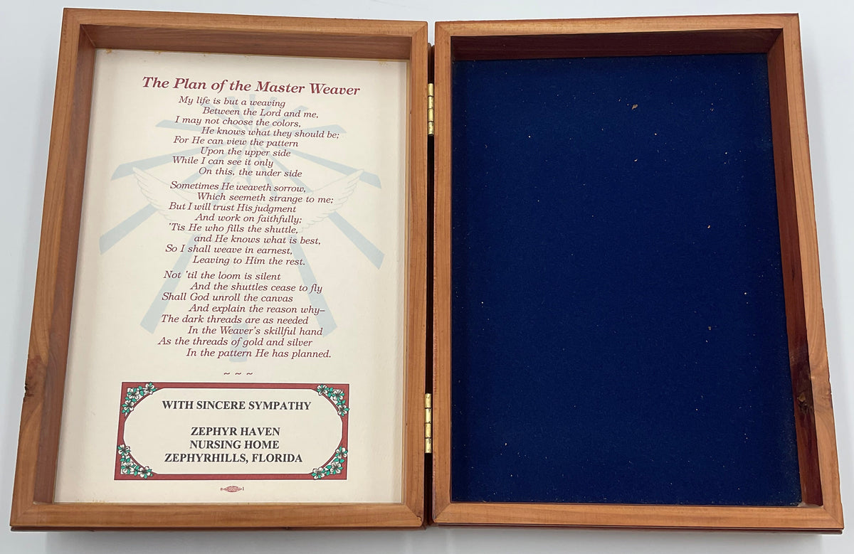 Dove of Peace KJV Holy Bible King James Version Ceder Wood Presentation Box