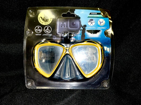 Body Glove Yellow and Black Adult Passage Diving Facemask
