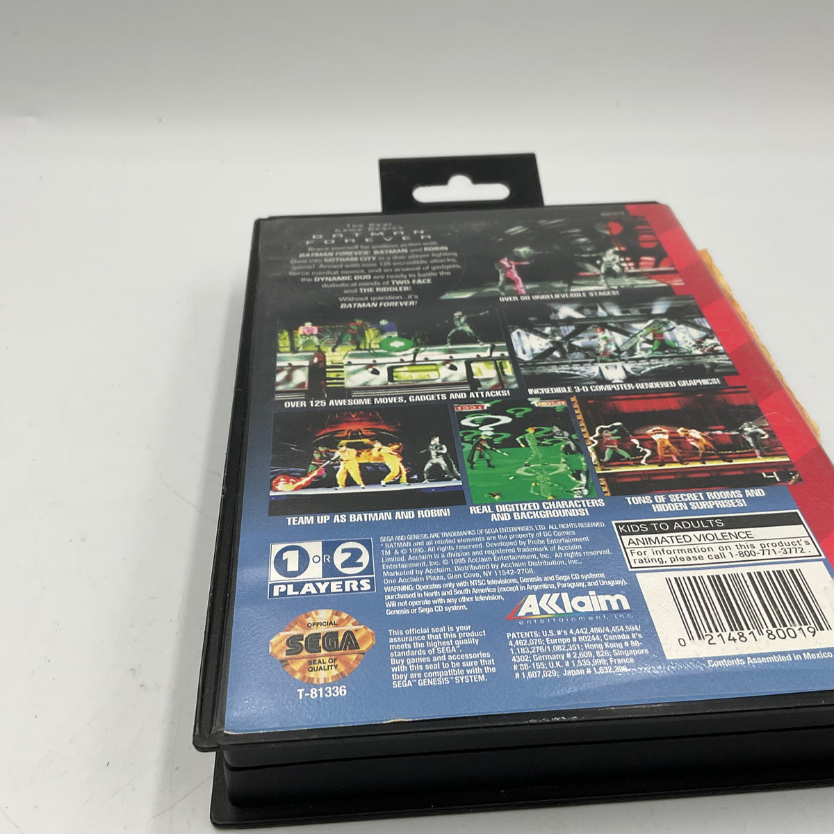 Sega Genesis Batman Forever Game (UNTESTED)