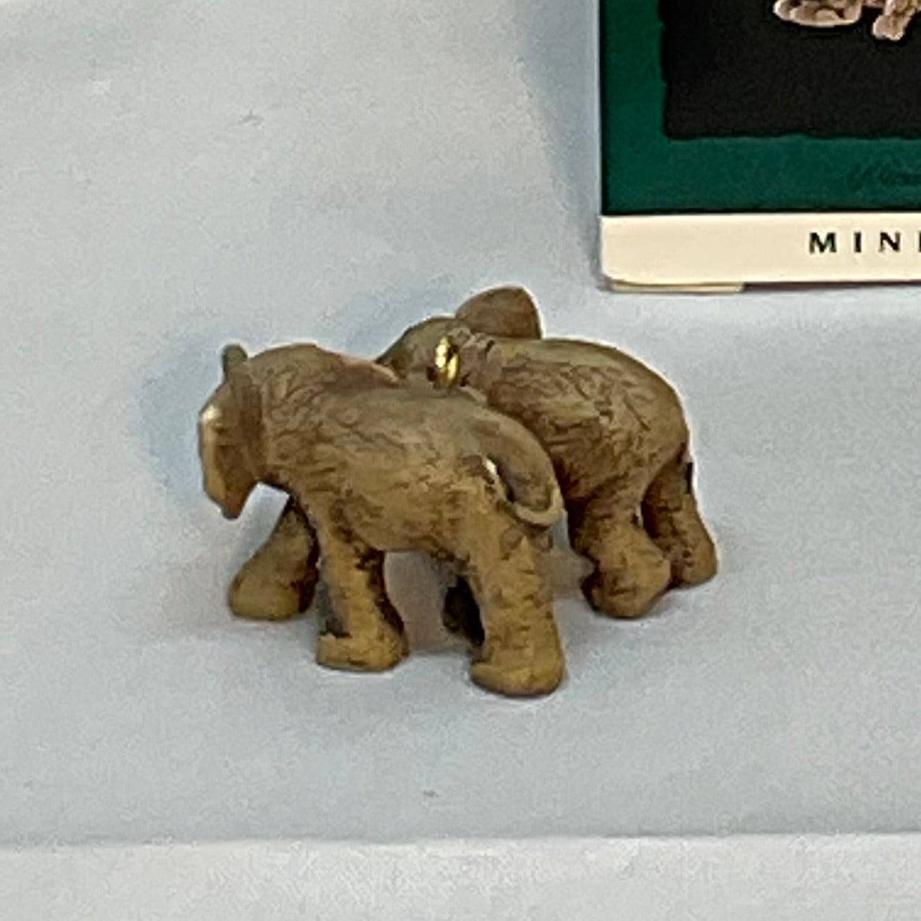 1996 Hallmark Keepsake Miniature Ornament "African Elephants"