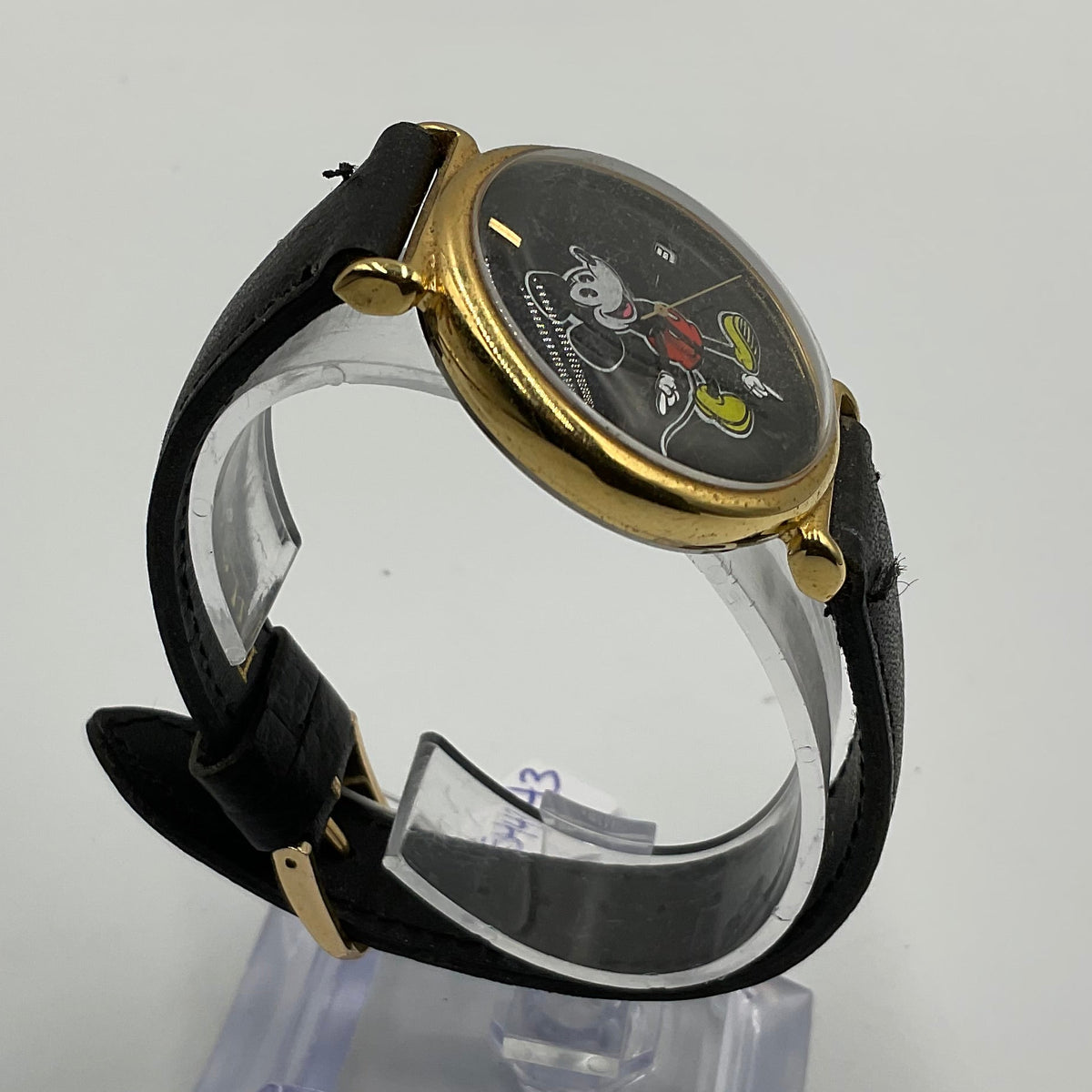 Disney Vintage Mickey Mouse Pulsar Analog Quartz Watch New Battery