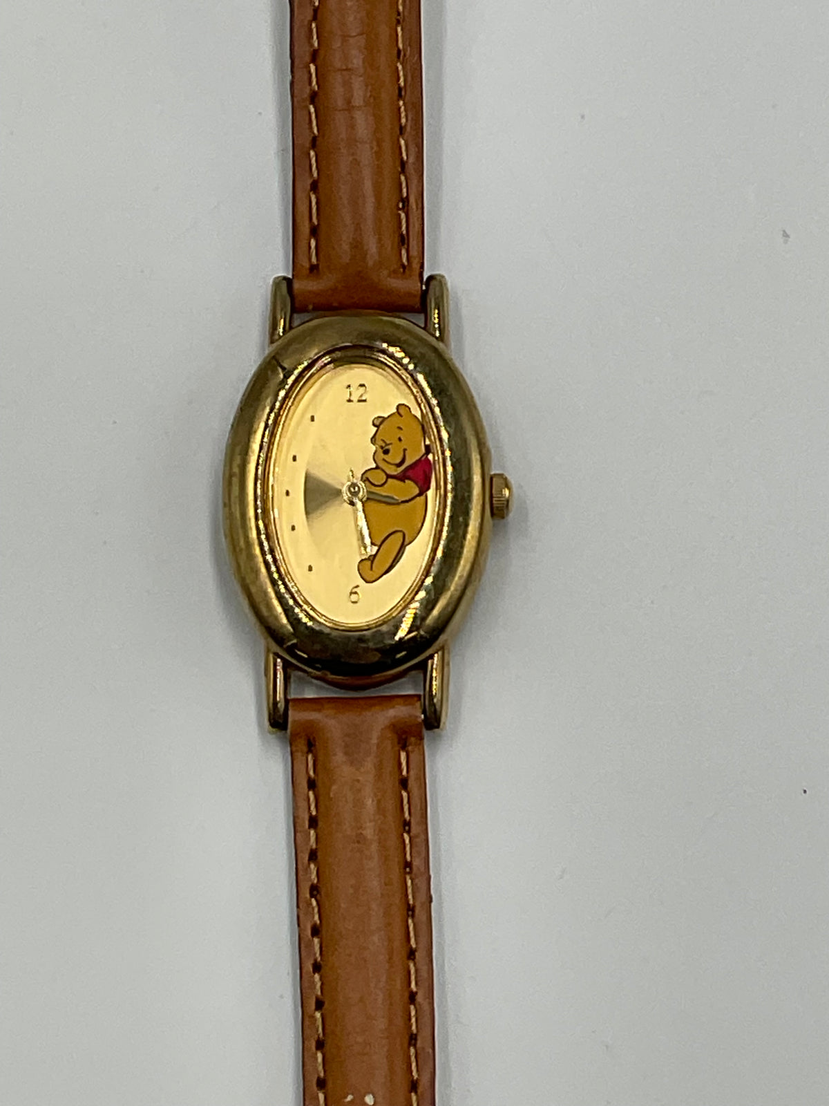 Winnie the Pooh Disney Oval Watch New Battery Working Condition