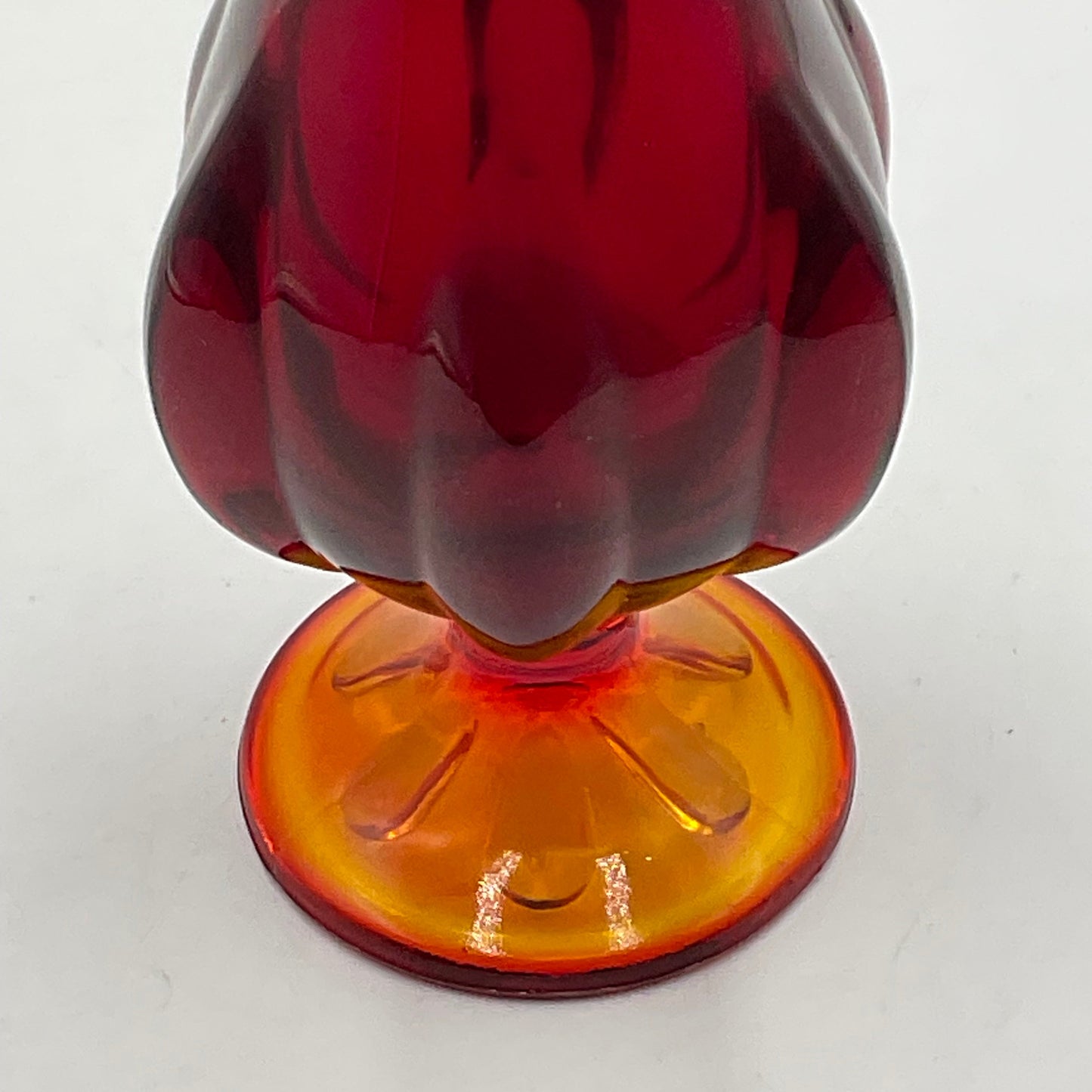 Vintage Viking Glass Swung Vase