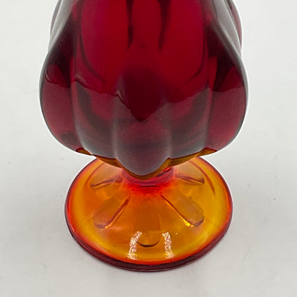 Vintage Viking Glass Swung Vase