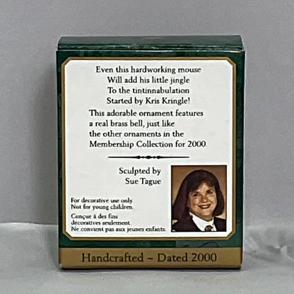2000 Hallmark Keepsake Collectors Club Ornament "A Friend Chimes In" w/Box