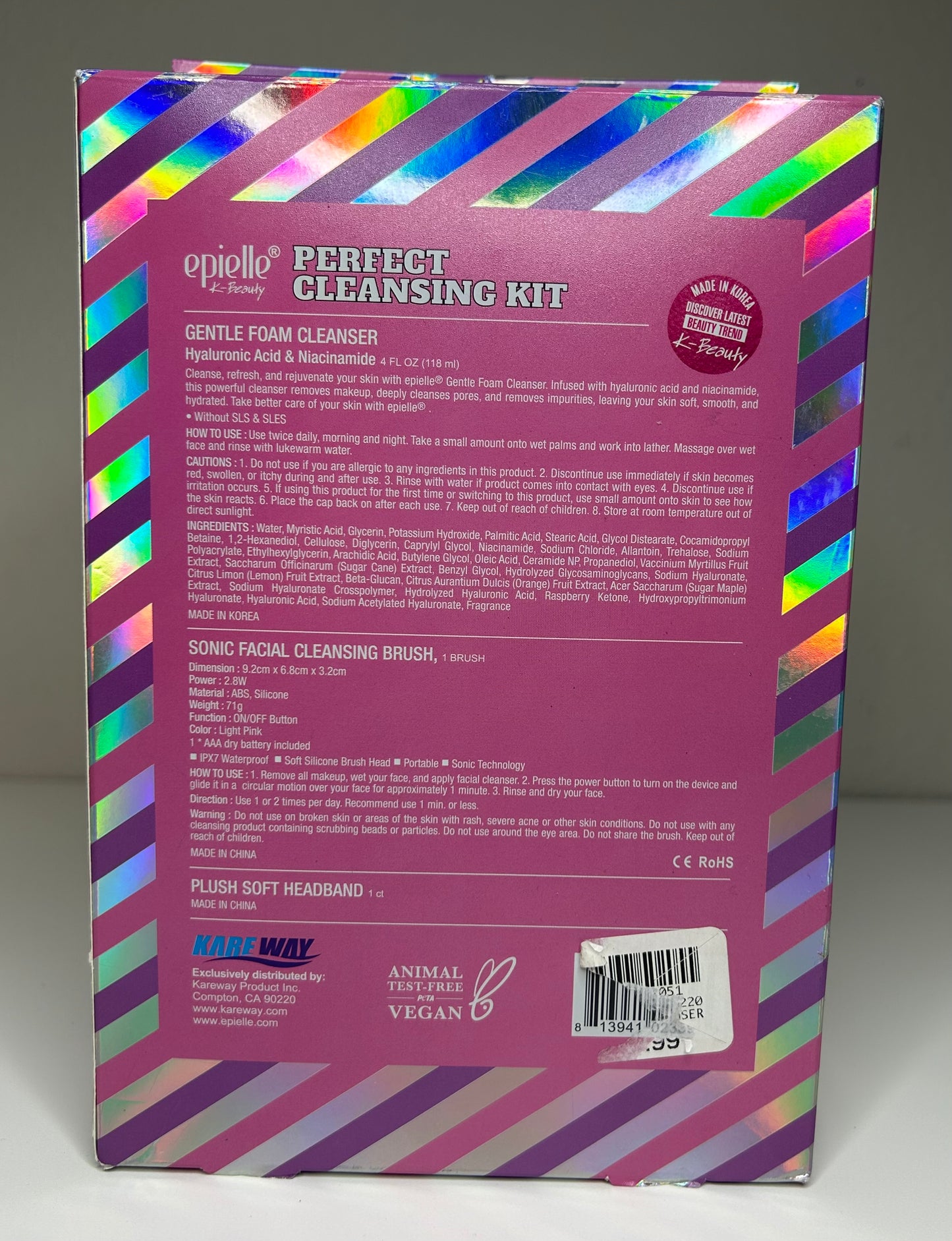 Epielle K-Beauty Perfect Face Cleansing Kit