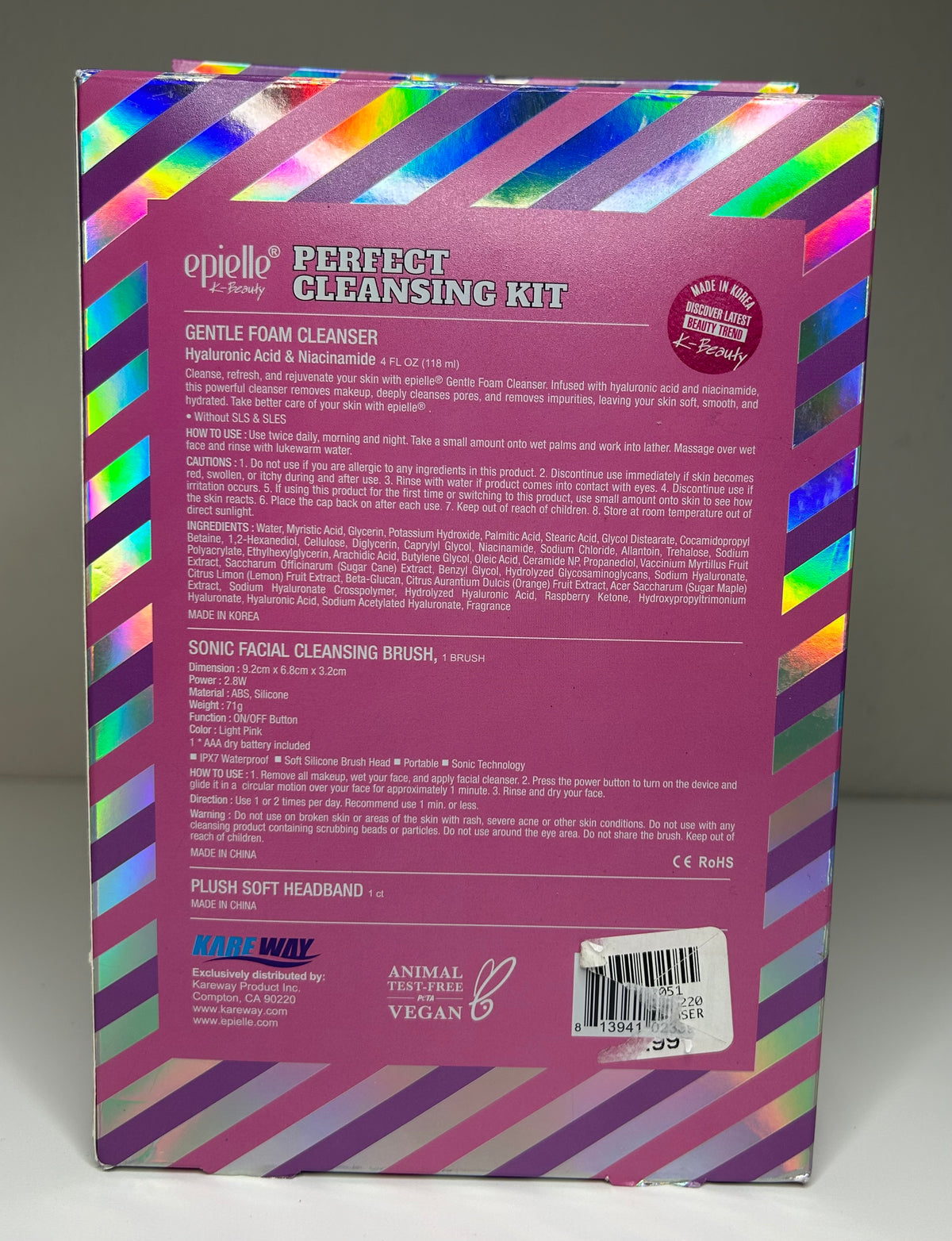 Epielle K-Beauty Perfect Face Cleansing Kit