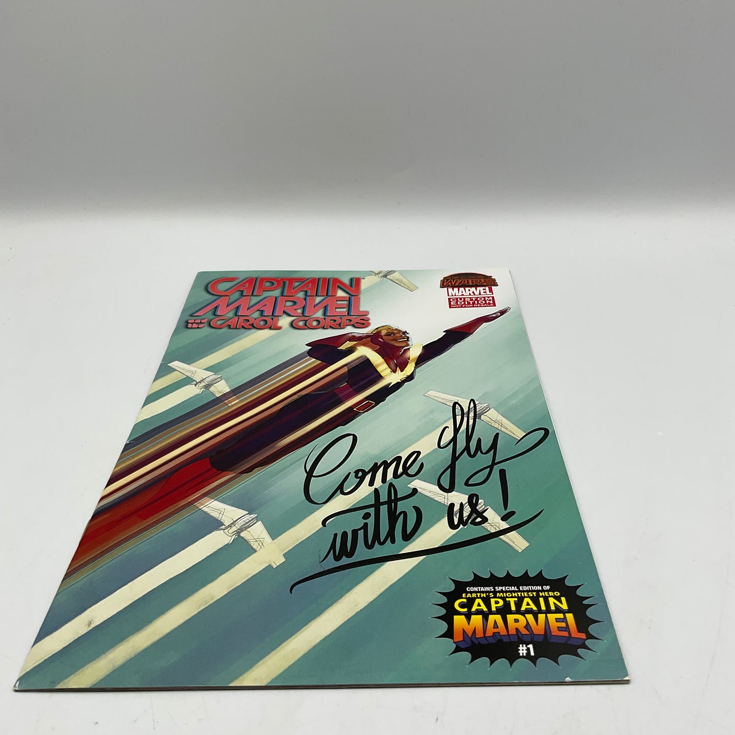 Captain Marvel and the Carol Corps number 1 2015 Marvel secret wars battle world comic book