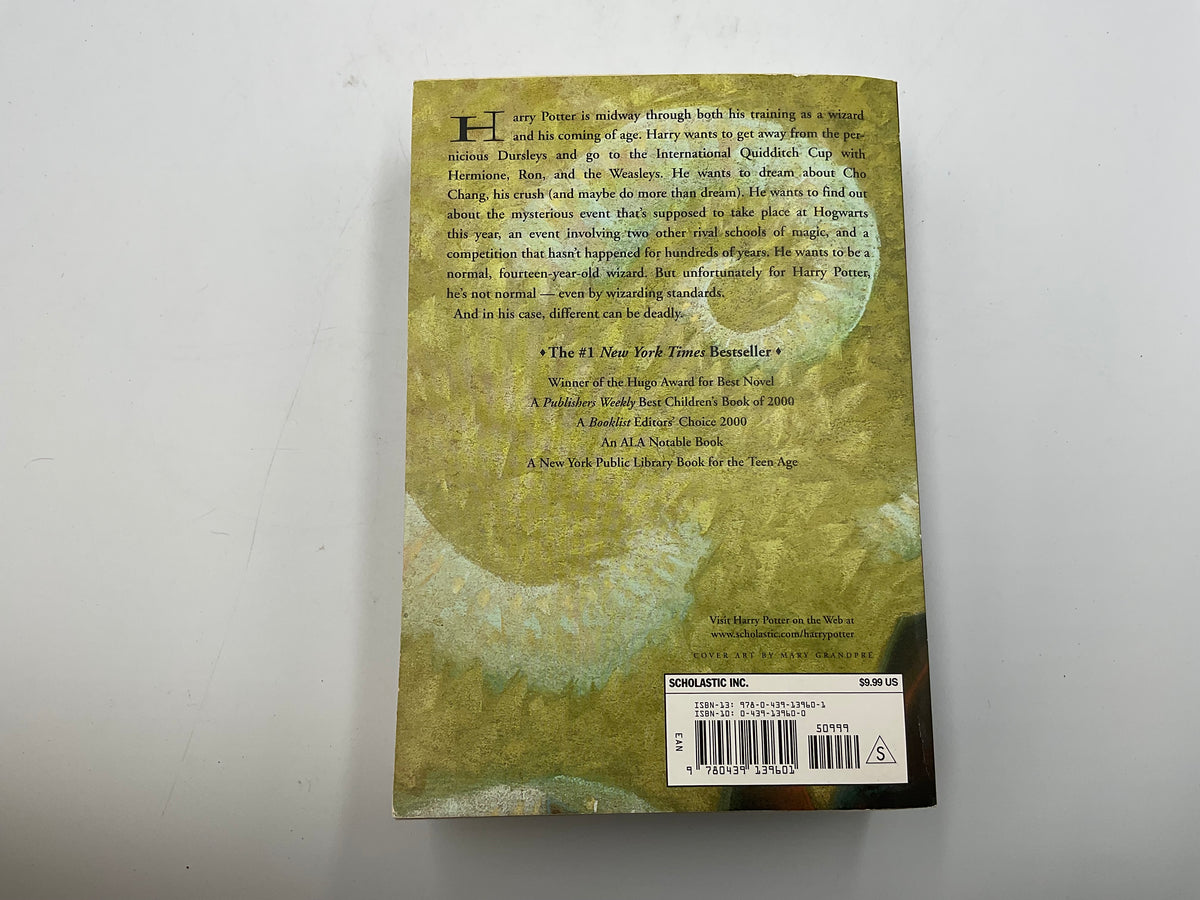 Harry Potter and the Goblet of Fire Paperback Book