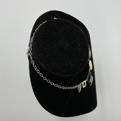 Square and Circle Design Necklace