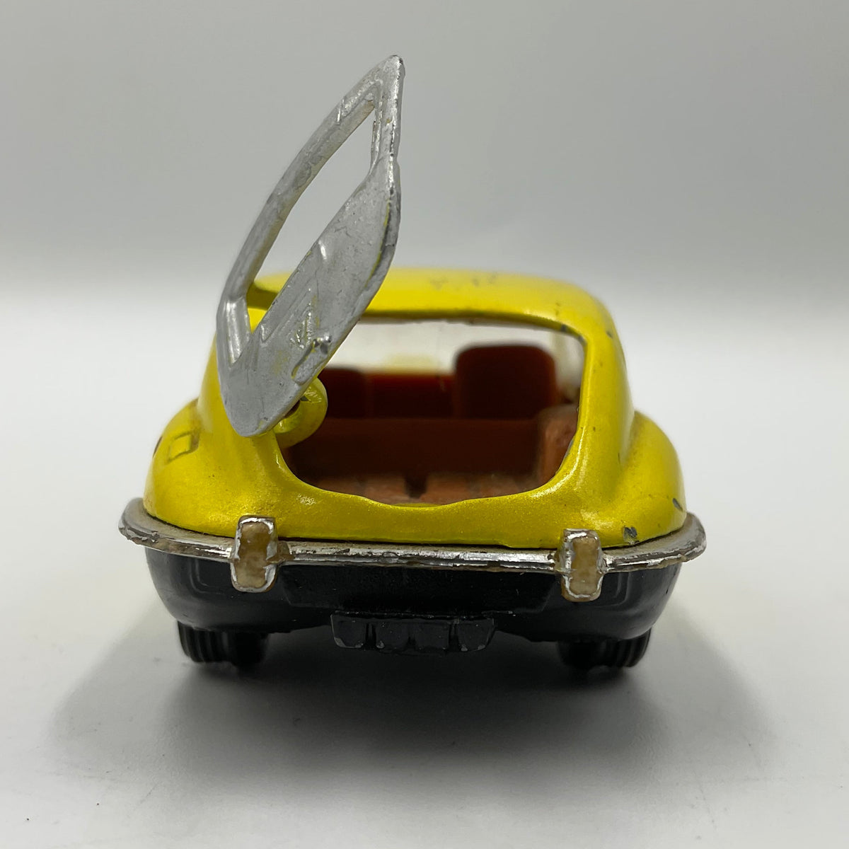 Whizzwheels 1970's 1:43 Yellow Corgi Toys Jaguar E Type V12