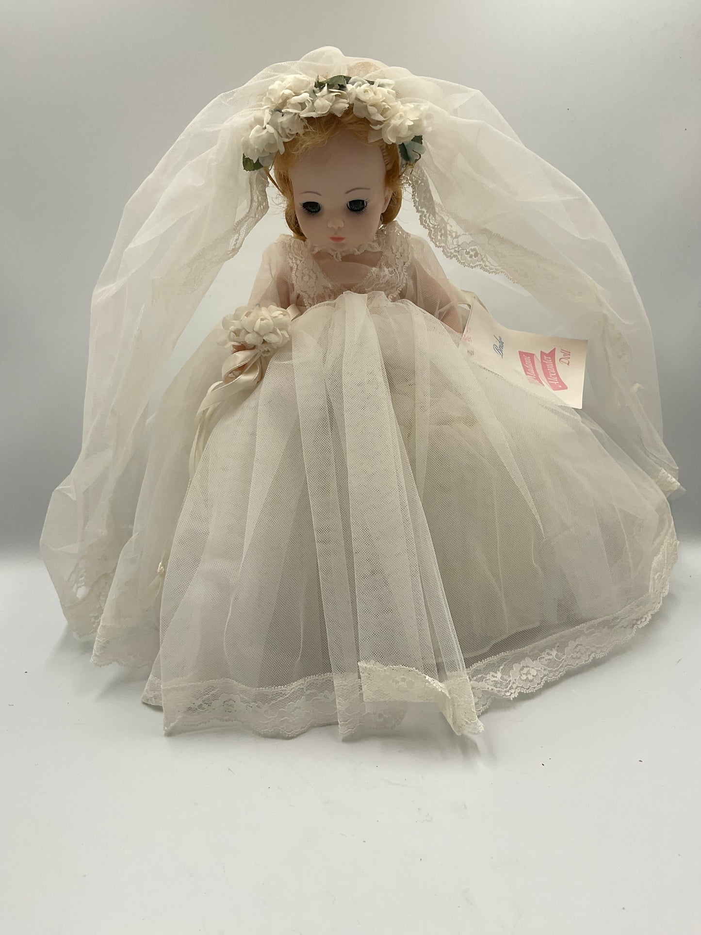 Madame Alexander Bride Doll Vintage with Tag and Veil 14-inch Collectible