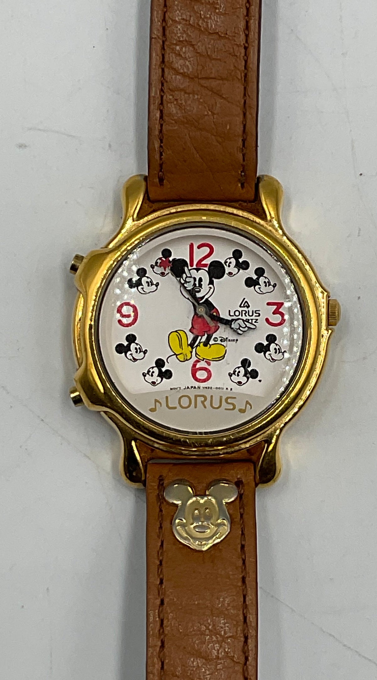 Vintage Lorus Disney Mickey Mouse Musical Watch RWC002 New Battery Working