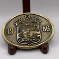 Suzuki Cavalcade 1986 Solid Brass Belt Buckle