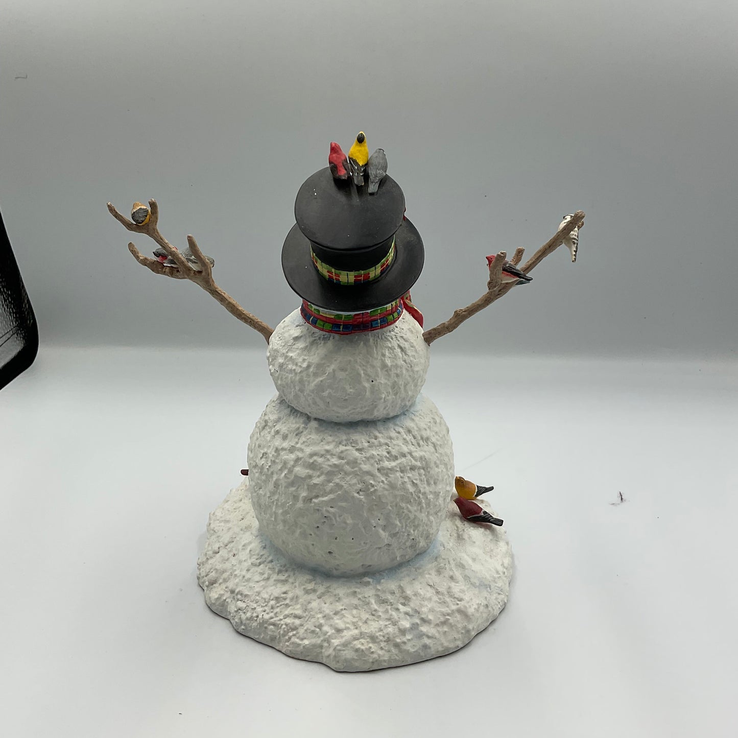 Lenox Feathered Friends Snowman & Birds Lynn Bywaters Figurine