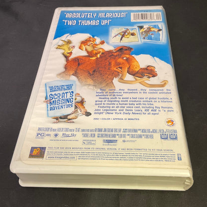 Ice Age Vintage VHS Video Tape in Original Case Pre-Owned Unsealed Untested