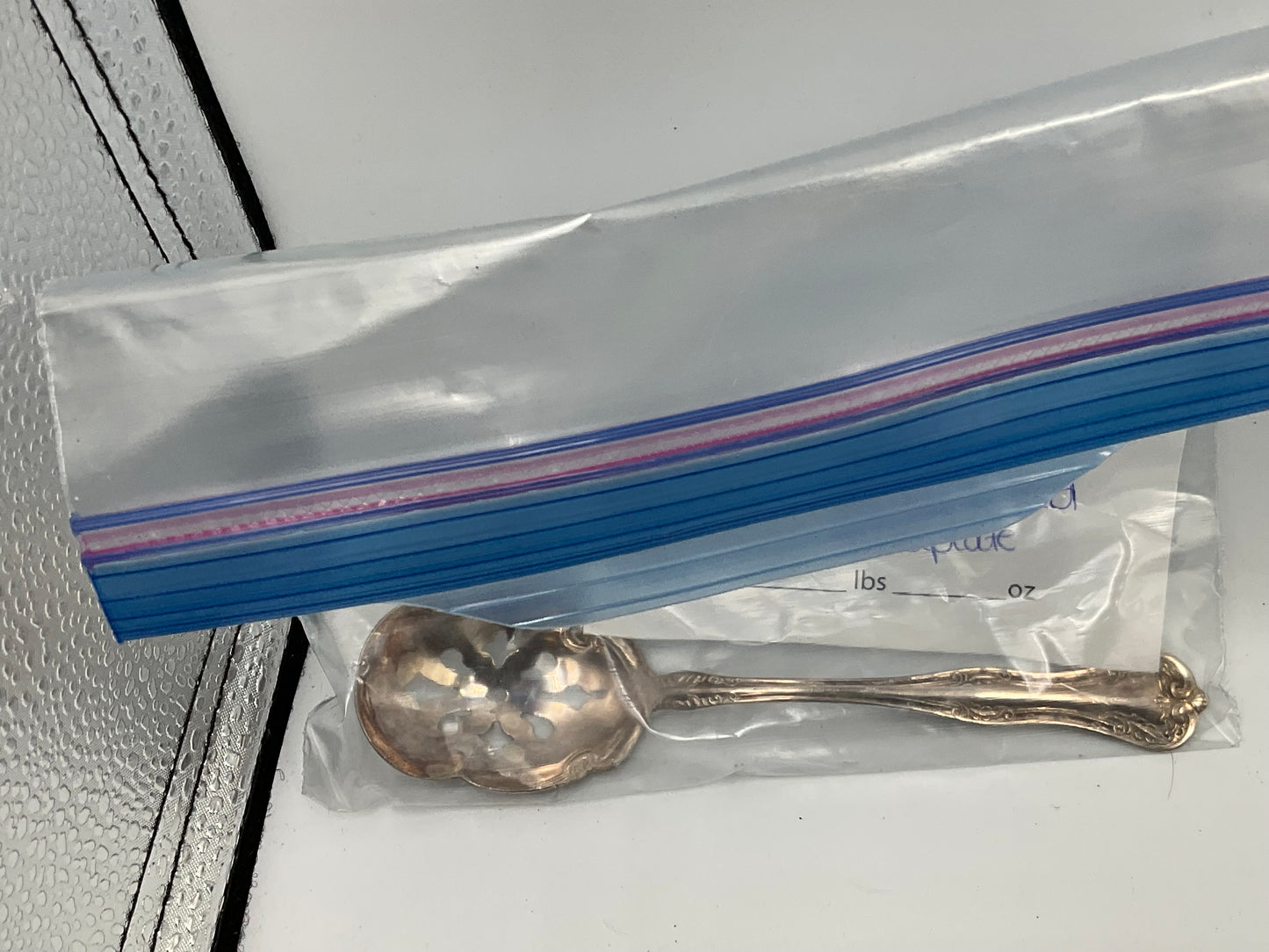 Silver-plated soup spoon