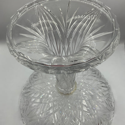 Vintage Towle Lead Crystal Centerpiece Bowl