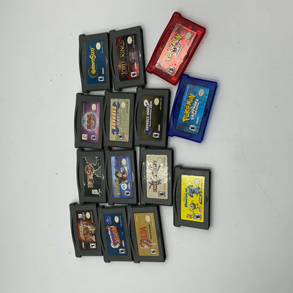Game Boy Advance Game Cartridges (14 Total)