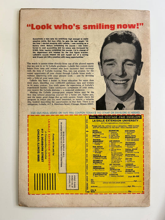 The Monster of Frankenstein Issue #4 Vintage 1973 Marvel Group Comic Book