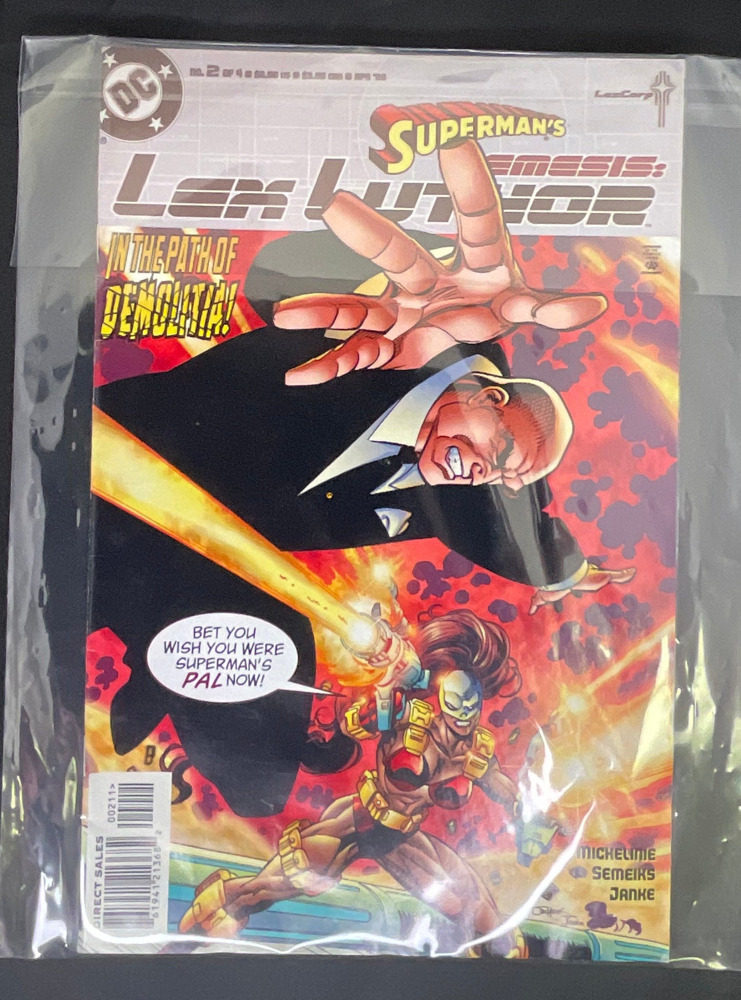 DC Superman's Emesis: Lex Luther #2 of 4 Vintage April 1999 Comic Book