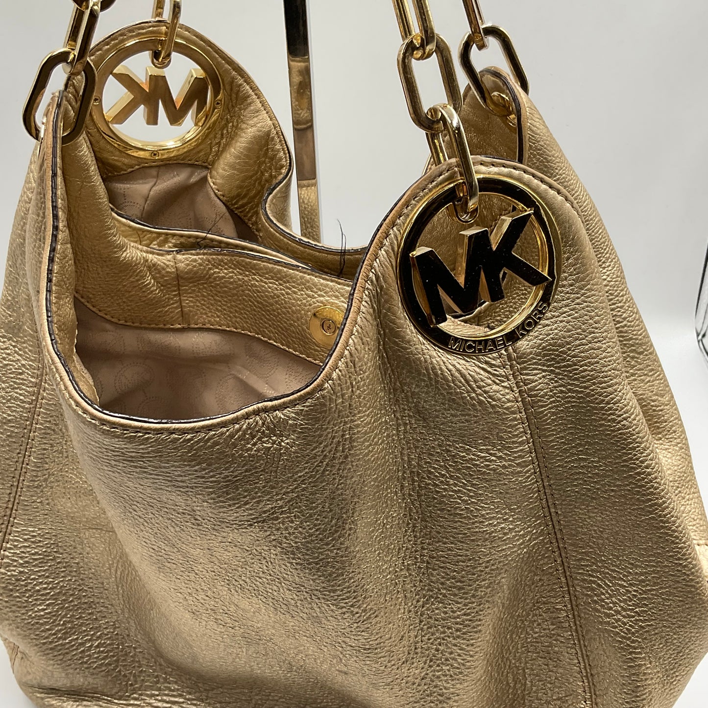 Michael Kors Large Gold Purse